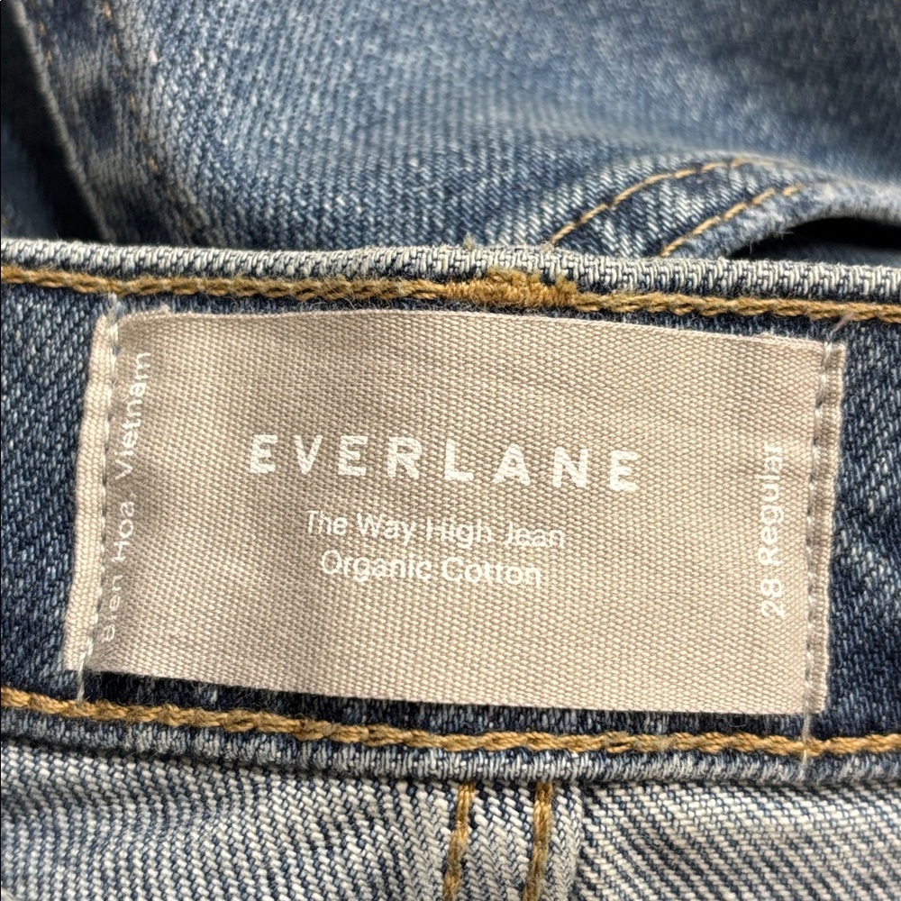 Everlane the Way High Jeans Organic Cotton Size 28 Regular - Picture 12 of 14